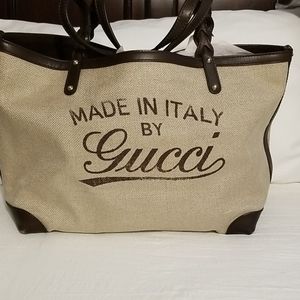 Gucci Woven Tote